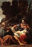 BADALOCCHIO, Sisto The Holy Family  145 oil painting